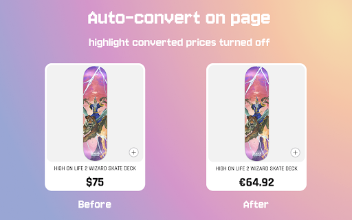 Live Currency Converter - Prices & Rates :: Currency converter for any webpage. Convert prices with live rates — select text or auto-convert USD, EUR, GBP & more.