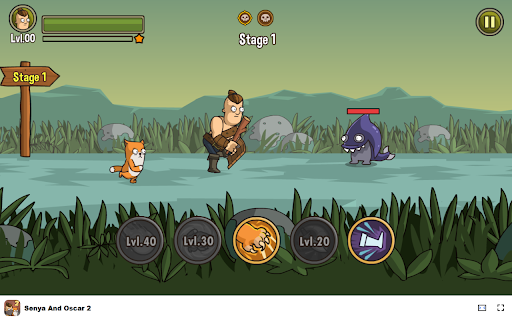 Senya And Oscar 2 - Adventure & Puzzle & Platform Game :: Embark on a vibrant duo adventure with puzzles and platforming in this browser game!