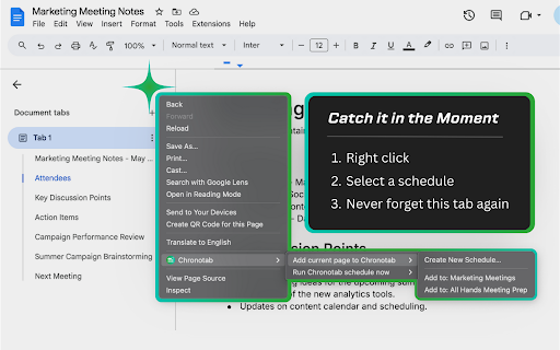 Chronotab :: Chronotab is the smart scheduling widget your browser's been waiting for.