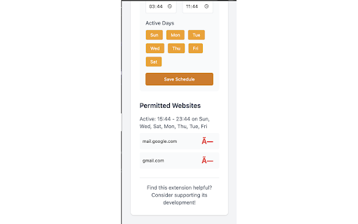 Website Blocker :: Block websites based on a schedule.
