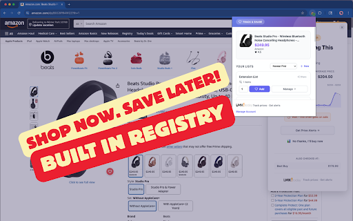Price Tracker & Wishlist - Instant Checks, Alerts & Registry | LMK.today :: See price history, get deal alerts, track prices & save products from any store.