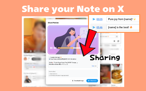 推しメモシェア-OshiMemo Share|YouTube Notes & Timestamped Templates :: YouTube timestamped notes and template insertion tool for fan activities(推し活), video corrections, and more!