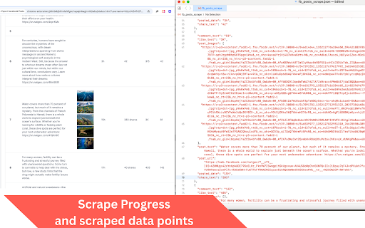 FB post Scraper - Facebook Posts Scraper :: Extract and export Fb posts instantly to CSV, JSON, or XLSX for analysis and growth. facebook posts scraper