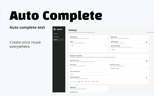 AgentM8 - AI Prompt & Text Expander :: AI prompt and text expander with reusable snippets, fill-in templates, clipboard context, and local documents.