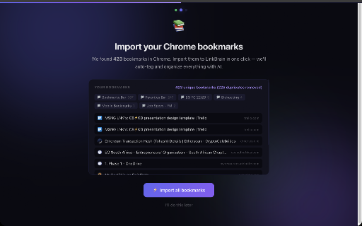LinkBrain :: Save any link to your library in one click. Tag, organize, and find anything.