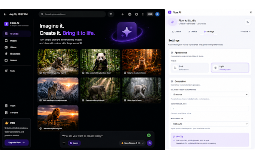 FlowPilot — Batch AI Generation for Google Flow :: Batch AI generation, prompt queues, and auto-download workflows for Google Flow. Third-party tool. Not affiliated with Google.