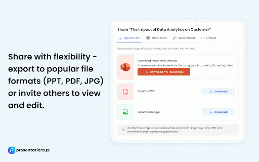 Presentations.AI – Webpage to Slides in 1 Click | ChatGPT for Presentations :: Create presentations from webpage content using Presentations.ai