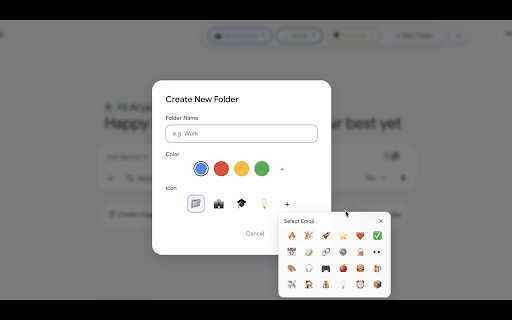 Gem Folder Manager :: Organize your Gemini chats into custom folders.