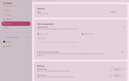 Tabee: Tab Modifier :: The original Tab Modifier reborn — rename, organize, and control your browser tabs effortlessly.