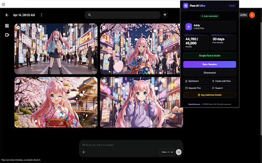 Flow AI Ultra: Bulk Veo 3.1 Automator :: Automate Google Labs Flow! Bulk generate AI videos (T2V, I2V, F2F) using Veo 3.1, Nano Banana Pro & Imagen 4. Auto-download fast!