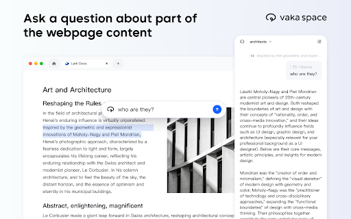 Vaka Knowledge Assistant :: Save web pages, PDFs, and YouTube videos — build your private Q&A engine.