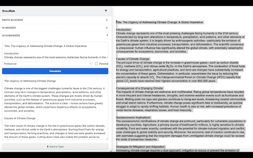 DocuMate — AI Docs Auto-Typer & Assistant :: AI-powered writing assistant for Google Docs with citations, grading, and humanization tools.