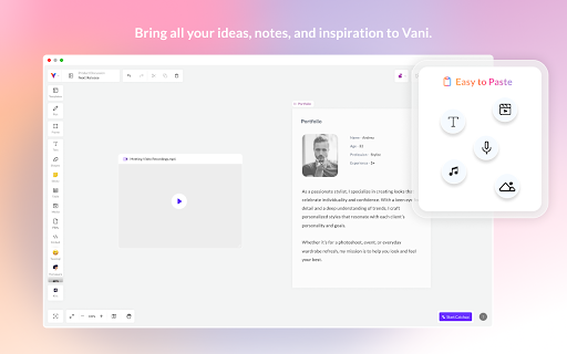 Vani :: Vani is a visual collaboration platform where teams create, meet, and work together.