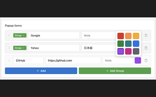 Linkera :: Chrome extension to quickly open configured URLs