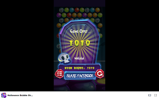 Halloween Bubble Shooter Game in Browser - Free & Offline available :: Play Halloween Bubble Shooter Game in Browser - Offline available - No ads - Free