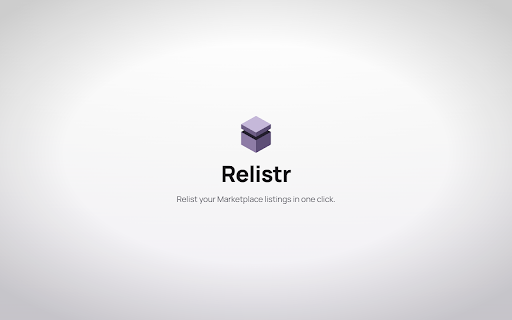 Relistr: Relist on Facebook Marketplace :: Relist Facebook Marketplace listings in one click - single, bulk, or from your backlog. Keeps photos, price, shipping & details.