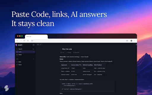 Slaet — New Tab To-Do List, Notes & Reminders :: Tasks, notes, lists & reminders on every new tab — free, local-first, works offline. No account needed.