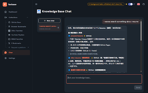favbase :: Turn your social media bookmarks into a searchable knowledge base