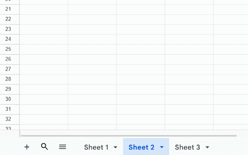 Easy Google Sheets Tab Search :: Search tabs in Google Sheets instantly