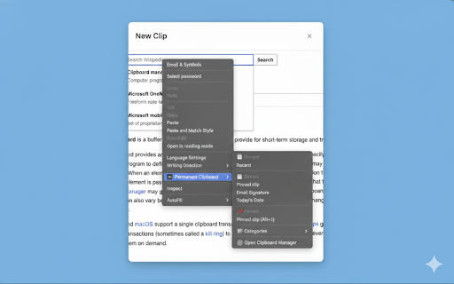 Your Permanent Clipboard :: A powerful clipboard manager with categories, tags, templates, and sync across devices