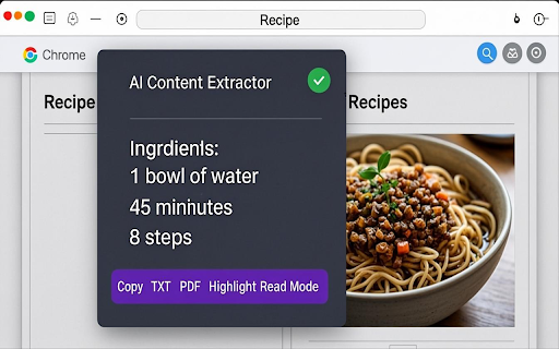 AI Content Extractor :: Extract clean, meaningful content from any webpage. Removes ads, nav, sidebars, and clutter instantly.