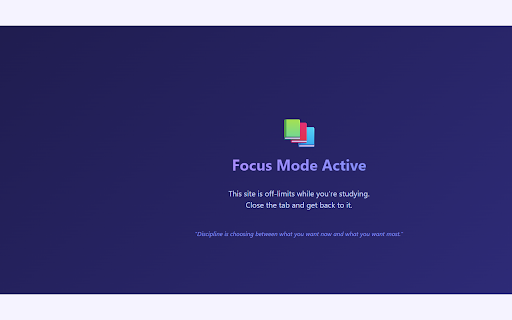 Study Blocker :: Blocks distracting websites during your study sessions.