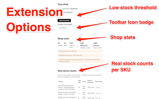InvenTrac – Multi-Shop Inventory Manager for Etsy, Shopify & Squarespace :: Multi-shop inventory manager for Etsy, Shopify & Squarespace. Track stock, orders, and avoid overselling — right from your browser.