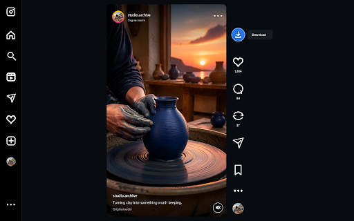 InstaDown - Mass Downloader For Instagram :: Save Instagram photos and videos you own or have permission to download—one at a time or in easy batches.