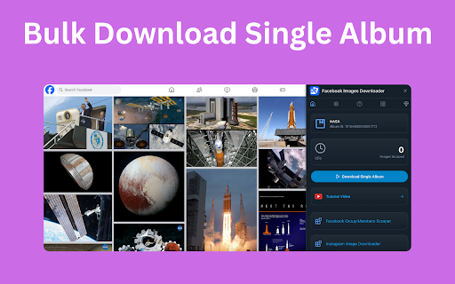 Facebook Images Downloader :: Instantly download Facebook photos from albums, profiles & groups. Fast, private & easy for FB photo downloads.