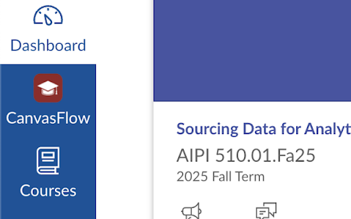 CanvasFlow: AI Assistance for Canvas LMS :: Smart Canvas companion with AI insights, assignment tracking, and weekly schedule generation.