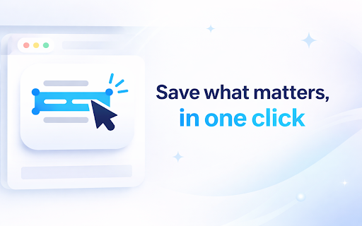SnapText :: Save what matters, in one click