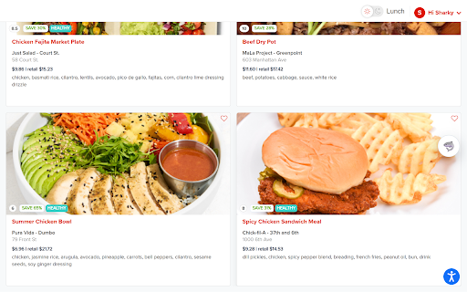 Mealshark :: Mealshark finds the best deals on MealPal! Discover newly added meals, sort by % off, and see what you're paying for each meal.