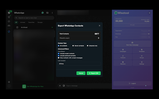 WbizTool Messaging - Self Hosted :: Professional messaging solution for WhatsApp Web with advanced campaign management and useful tools.
