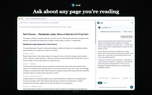 Lexi — The AI Operating System for Law :: AI legal assistant: legal review, contract analysis, legal drafting help, risk flags & judgment summaries on any page. Private.