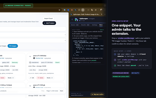 UpScraper: Bulk Product Image & Data Scraper :: Bulk image scraper and product data finder for e-commerce. Find product photos and specs for backfilling and catalog scraping
