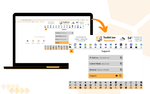 Toolkit.law Assistant :: The Toolkit.law Assistant is your free supplement for Toolkit.law users to any web browser and many additional product platforms.