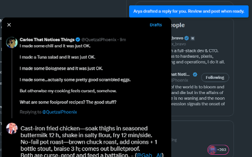 Gab AI :: Generate AI responses X (Twitter) posts using Gab AI