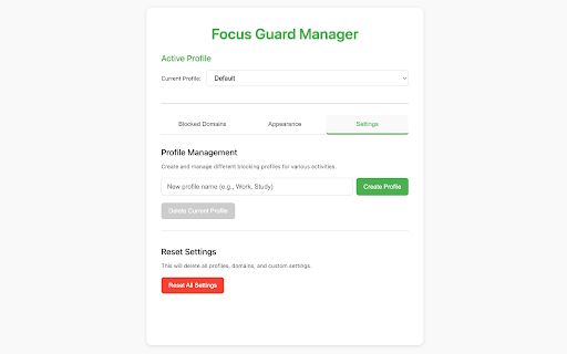 Focus Guard :: Protects your focus by intercepting distracting websites