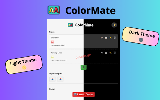 ColorMate :: Colorize text lines on websites based on custom rules