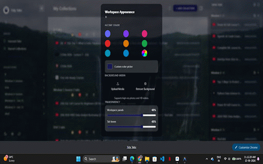 Tidy Tabz :: Your personal tab management workspace. Organize, save and restore browser tabs — unlimited collections, zero paywalls.