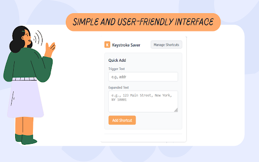 KeyStroke Saver :: Save keystrokes with automatic text expansion