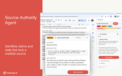 Markup AI :: Markup AI keeps your content clear, on-brand, and compliant — right inside Google Docs.