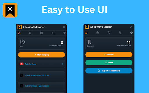 X Bookmarks Exporter - Export Twitter Bookmarks :: Download X (Twitter) bookmarks instantly as CSV, JSON, or XLSX. One-click export for backup, offline access, or sharing.