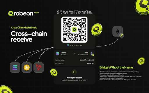 Robeon Wallet :: Non-custodial wallet for Robinhood Chain