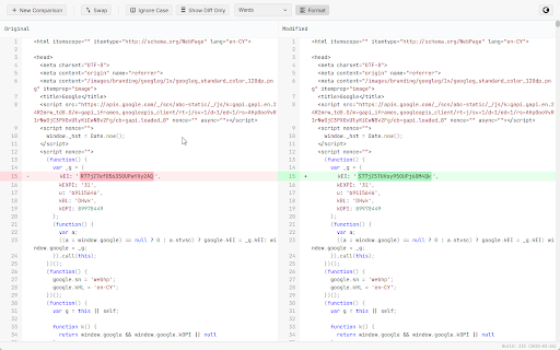 Diff Checker :: Online diff checker for text & code with AI summaries. Quickly check diff, text compare and find the difference between versions