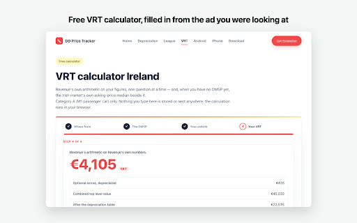 DD Price Tracker – DoneDeal Price History :: Car price history on DoneDeal, Used Cars NI and Auto Trader: every price drop, how long an ad has really been up, import costs.