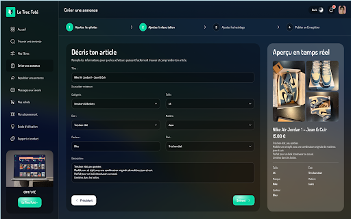 Le Troc futé :: Extension Troc Futé pour Vinted : simplifiez la re-publication, la création et la recherche d'annonces en temps réel.