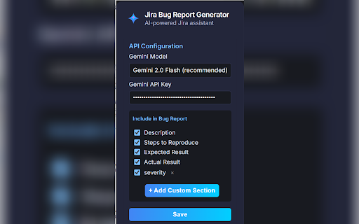 Jira Bug Report Generator :: Generate the bug report