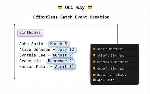Text-2-ICS Extension :: Easily convert text to ICS calendar events.