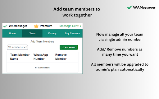WA Bulk Message Sender - WAMessager :: Premium WhatsApp Bulk Message Sender - Send Whatsapp Messages, Attachments, Personalized Message | Software | Marketing | WAMessager